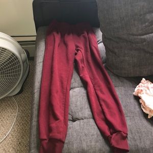 Burgundy Sweatpants